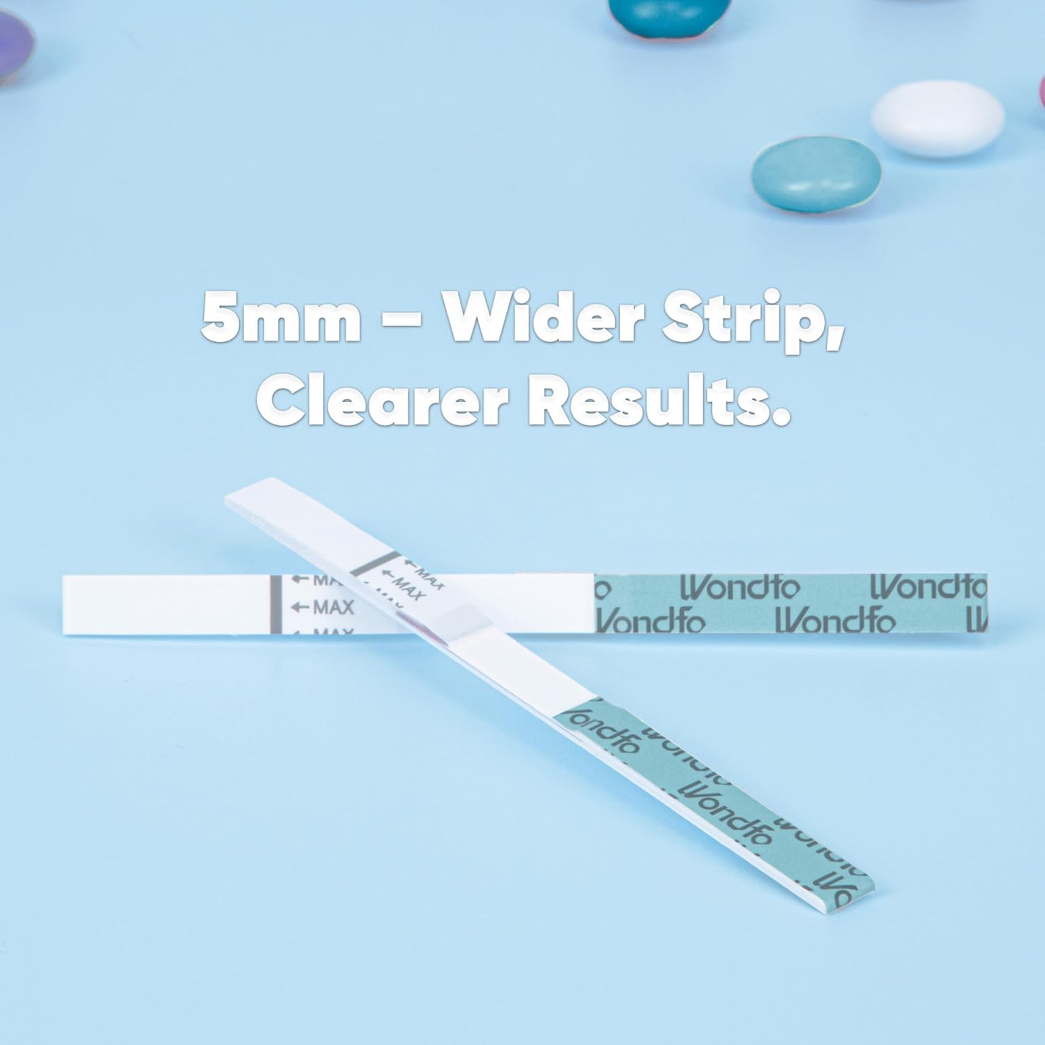 Detalle de Wondfo Ultra Accurate Ovulation Test Strips, Semi-Quantitative LH, 20 Count