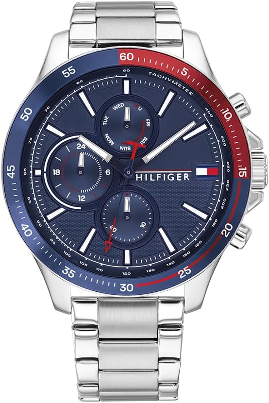Thumbnail 5 de Tommy Hilfiger Multi Zifferblatt Quarz Uhr für Herren mit Edelstahl- oder Silikonarmband