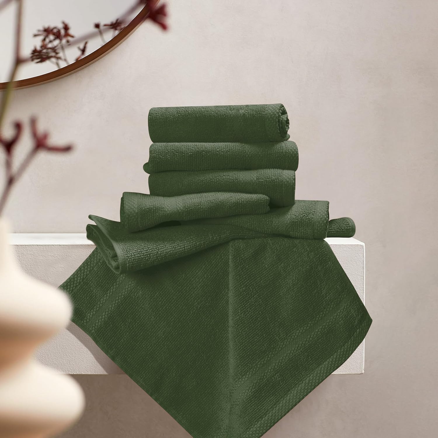 Detalle de GLAMBURG Washcloth Set 13 x 13
