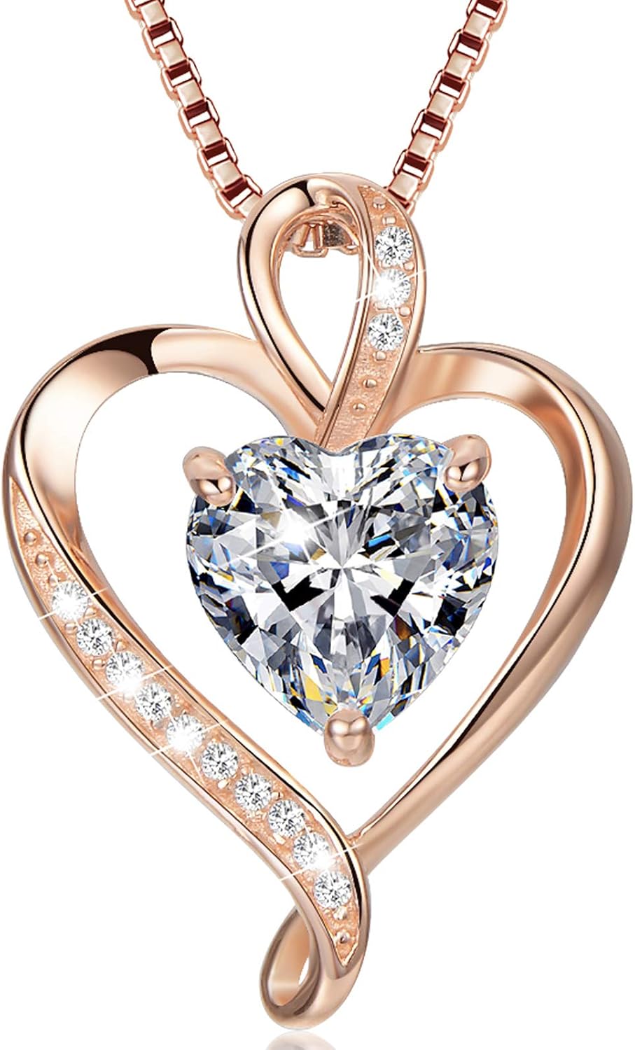 Detalle de Collier cœur LAVUMO en argent 925