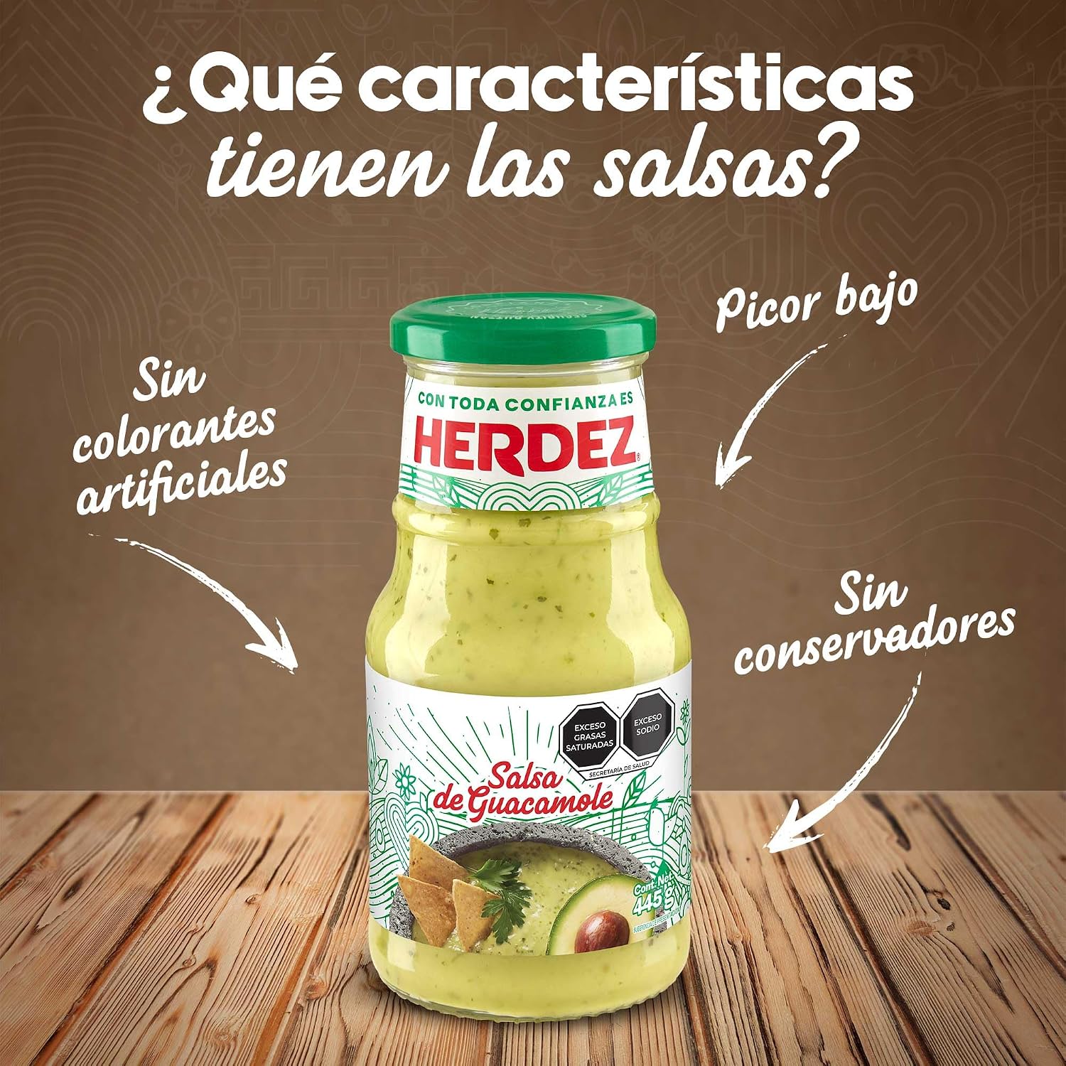Thumbnail 4 de Herdez Salsa Guacamole 240g, Pack de 12 🥑