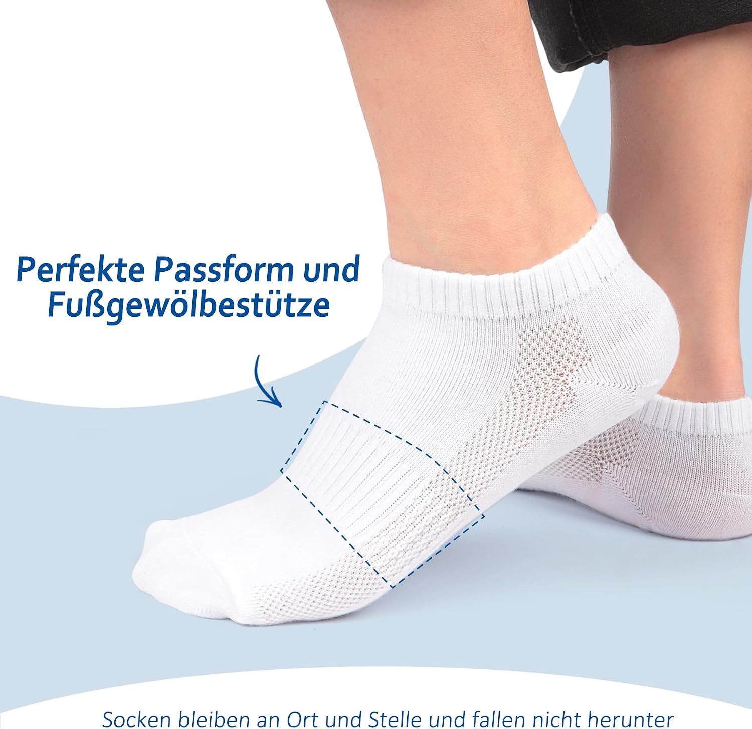 Thumbnail 2 de NUOZA lot de 10 paires de chaussettes courtes unisex sport (coton) certifiées OEKO-TEX