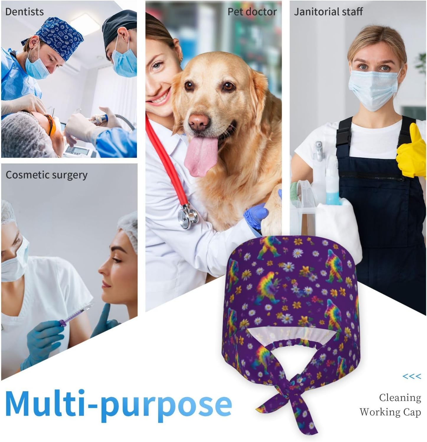 Thumbnail 6 de FREEHOTU Surgical Cap Polyester