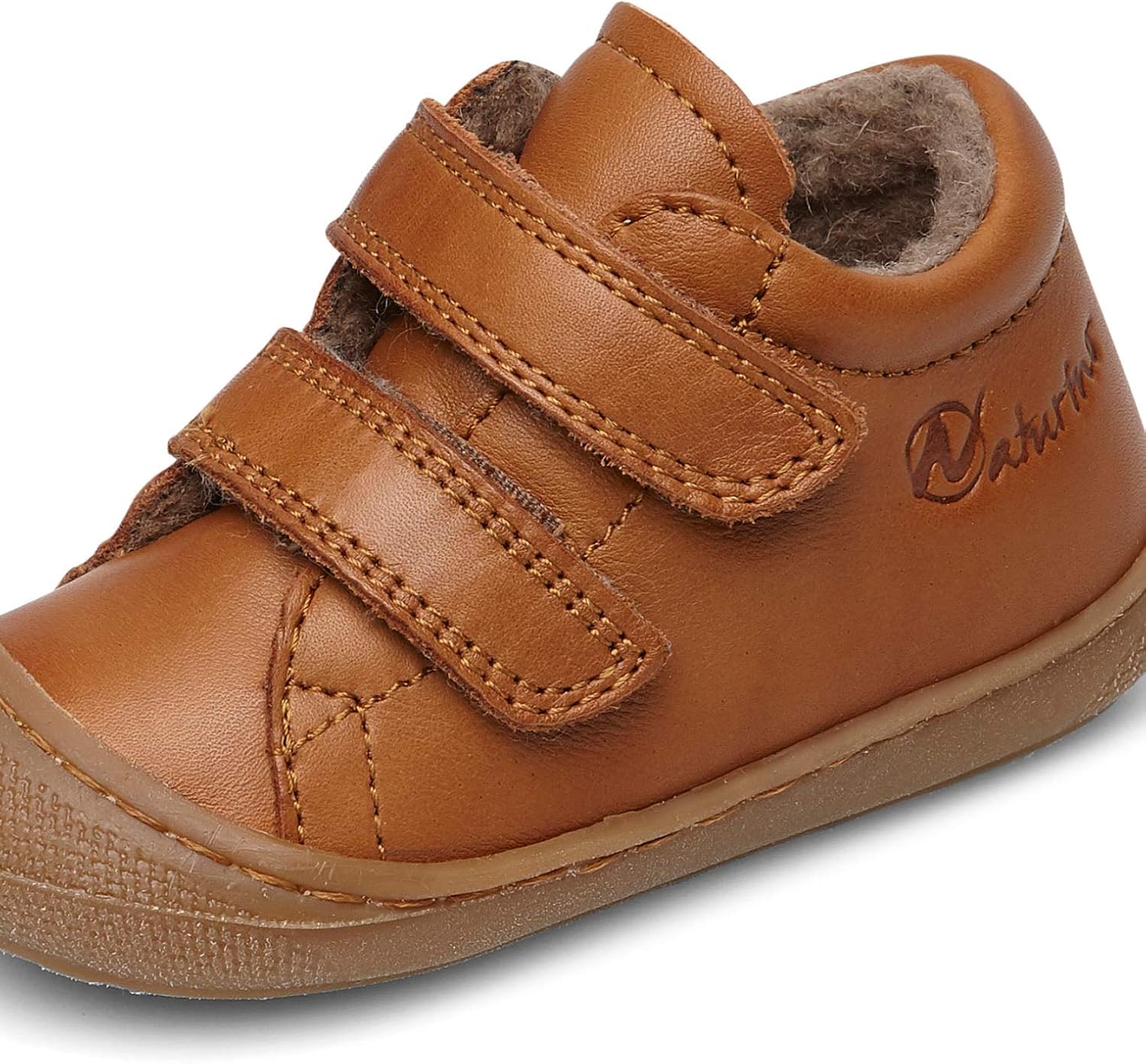 Thumbnail 5 de Naturino Cocoon VL Lauflernschuhe aus Nappaleder mit Wollfutter (Hellbraun)