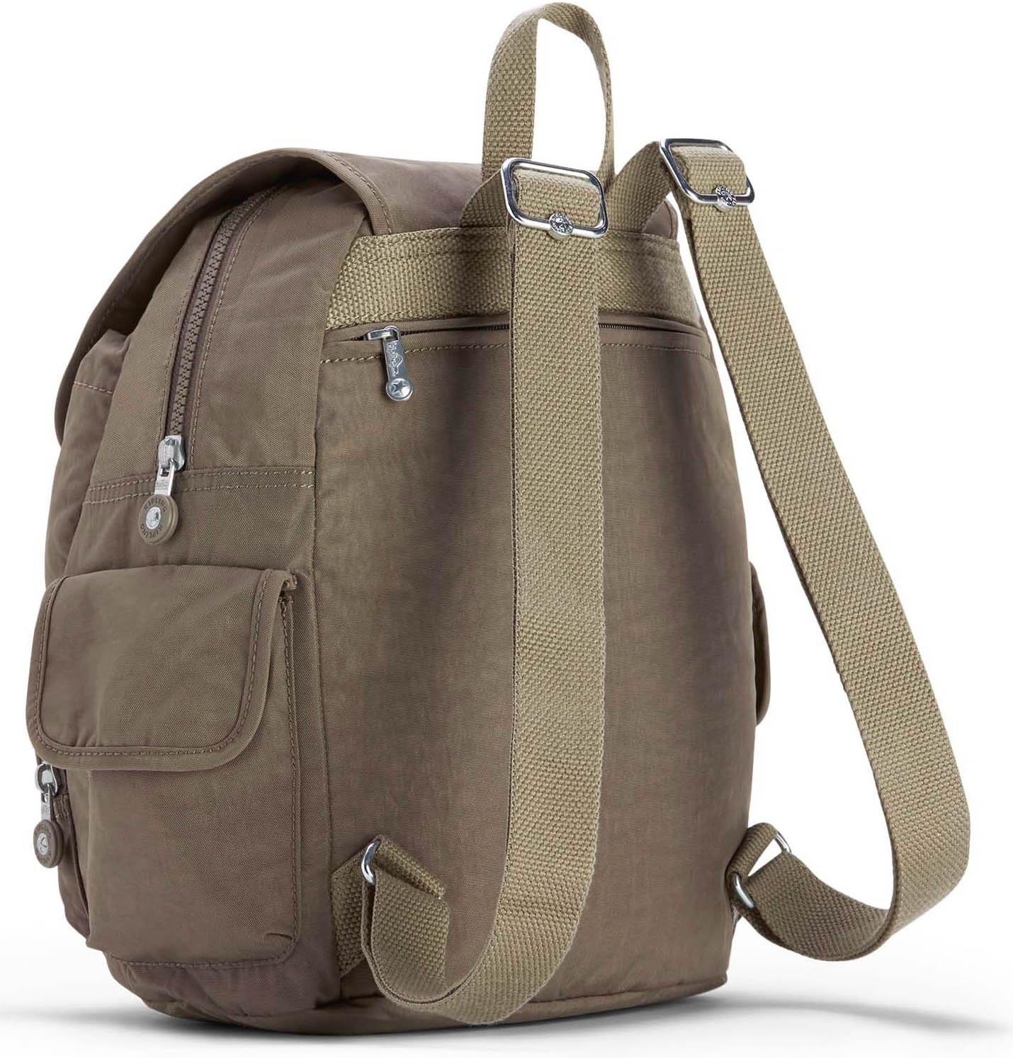 Detalle de Kipling City Pack S, Zaino Piccolo con pon-pon scimmietta e chiusure magnetiche