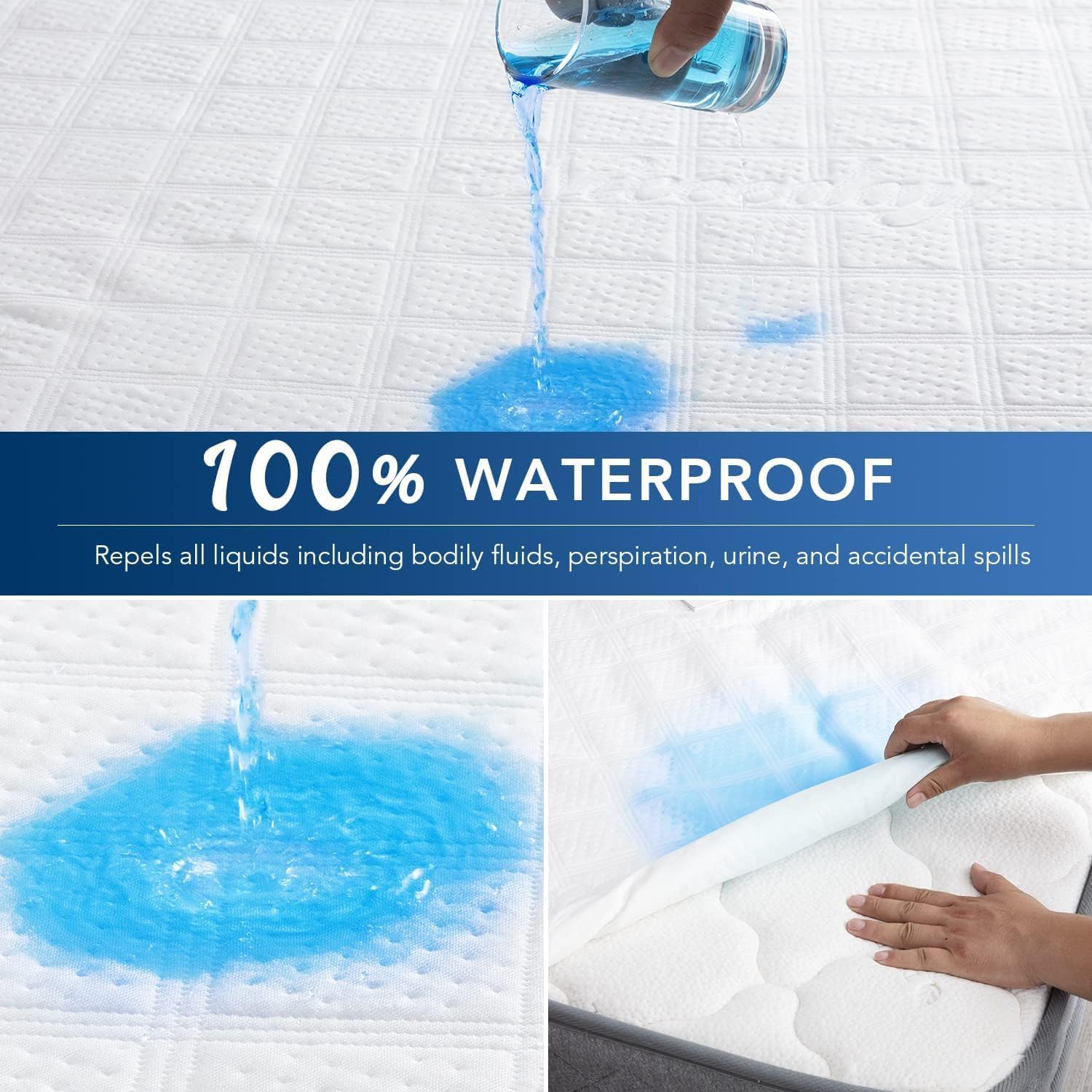 Detalle 2 de Super King Size Bamboo Mattress Protector