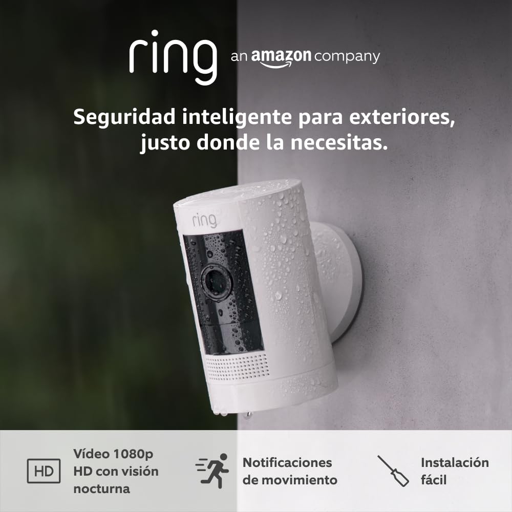 Detalle de Ring Stick Up Cam batería HD para exterior