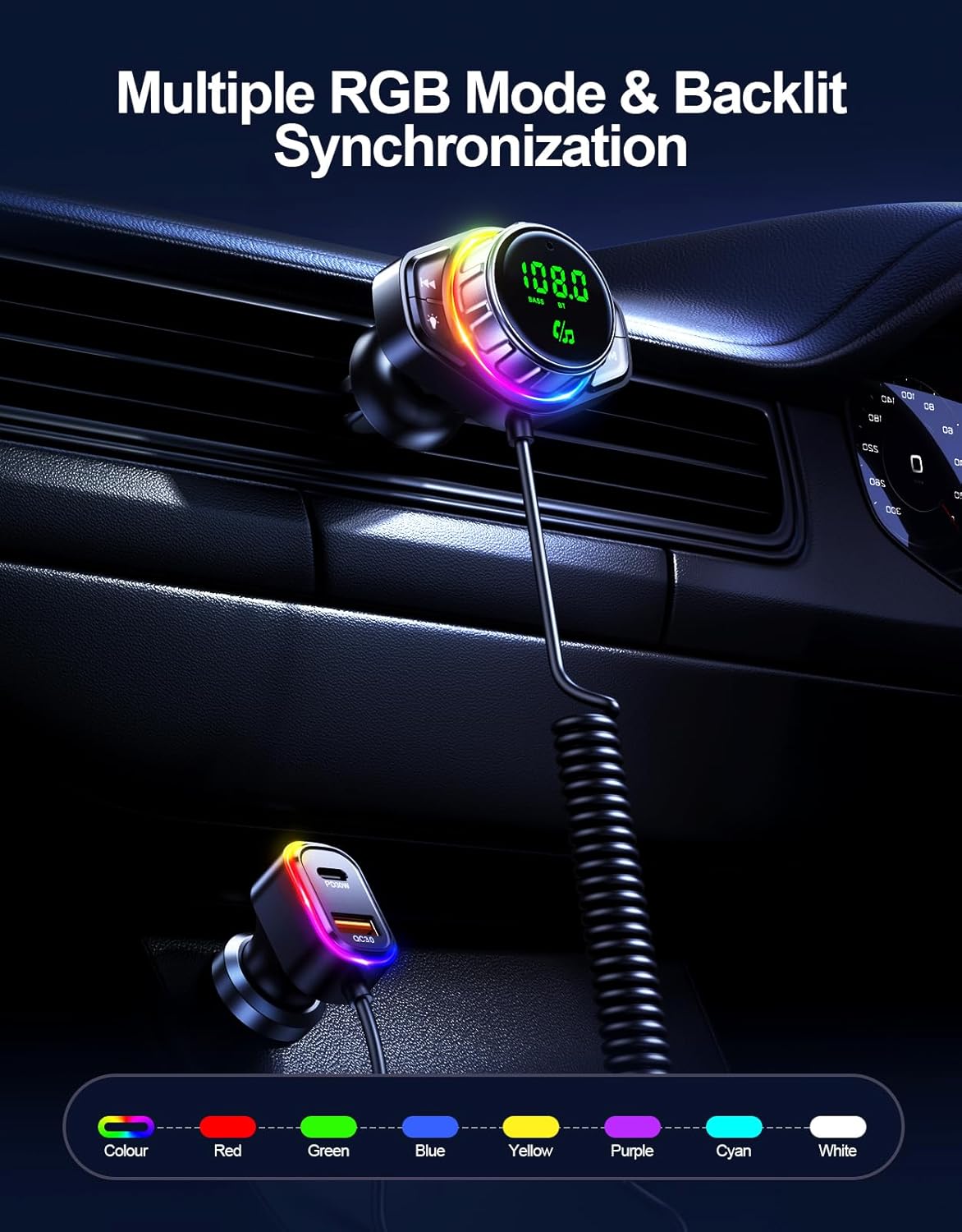 Thumbnail 5 de ISEYOU Bluetooth Car Adapter