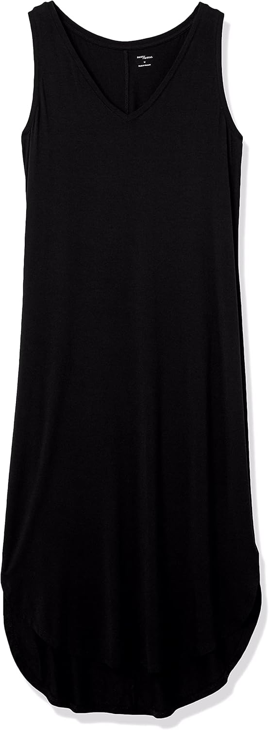 Thumbnail 4 de Amazon Essentials Women’s Sleeveless Regular-Fit V-Neck Jersey Midi Dress (Previously Daily Ritual)