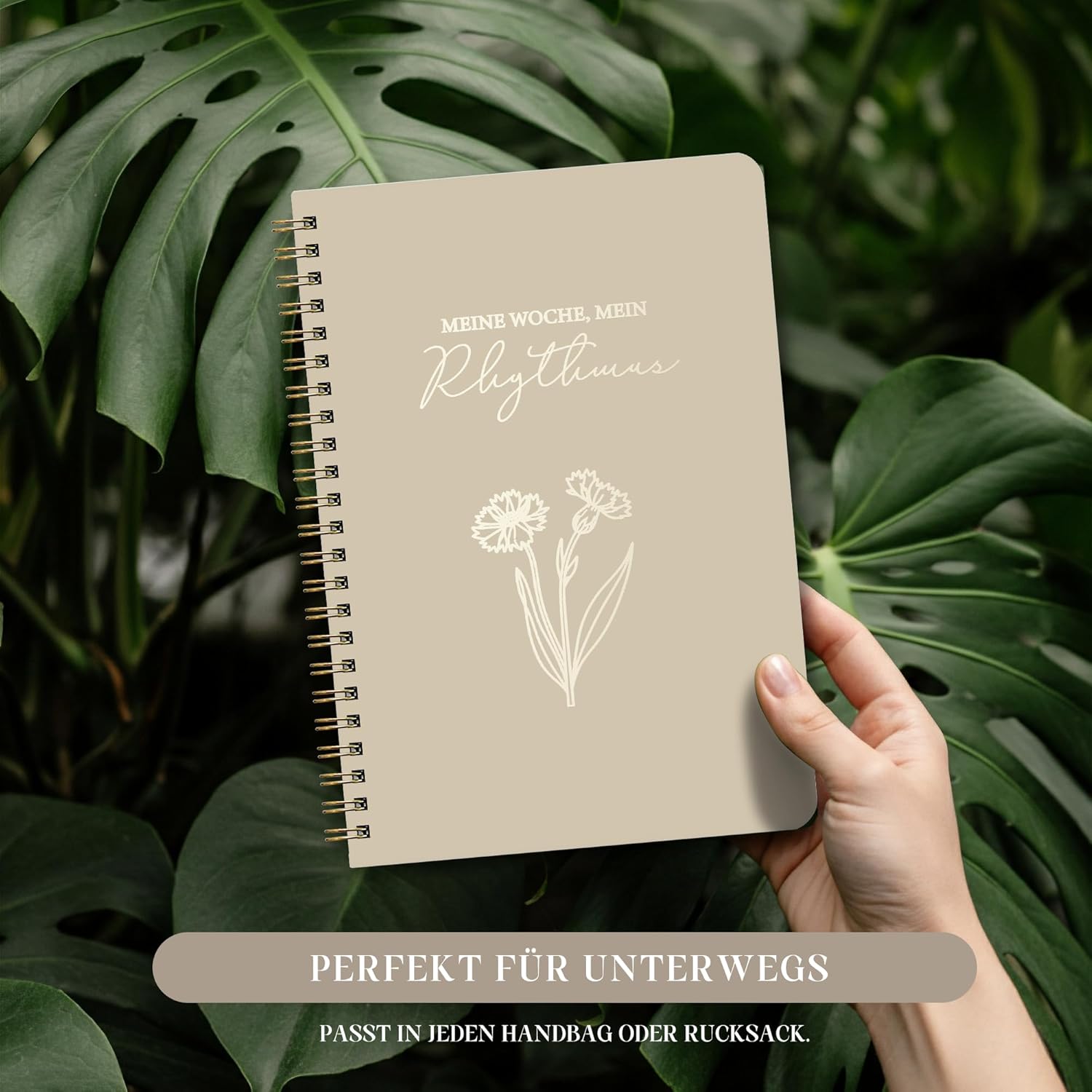 Thumbnail 2 de BIROYAL undatierter Wochenplaner 2026 (A5) mit To-do-Liste und Notizfeld – 52 Wochen, Ringbuch mit Hardcover