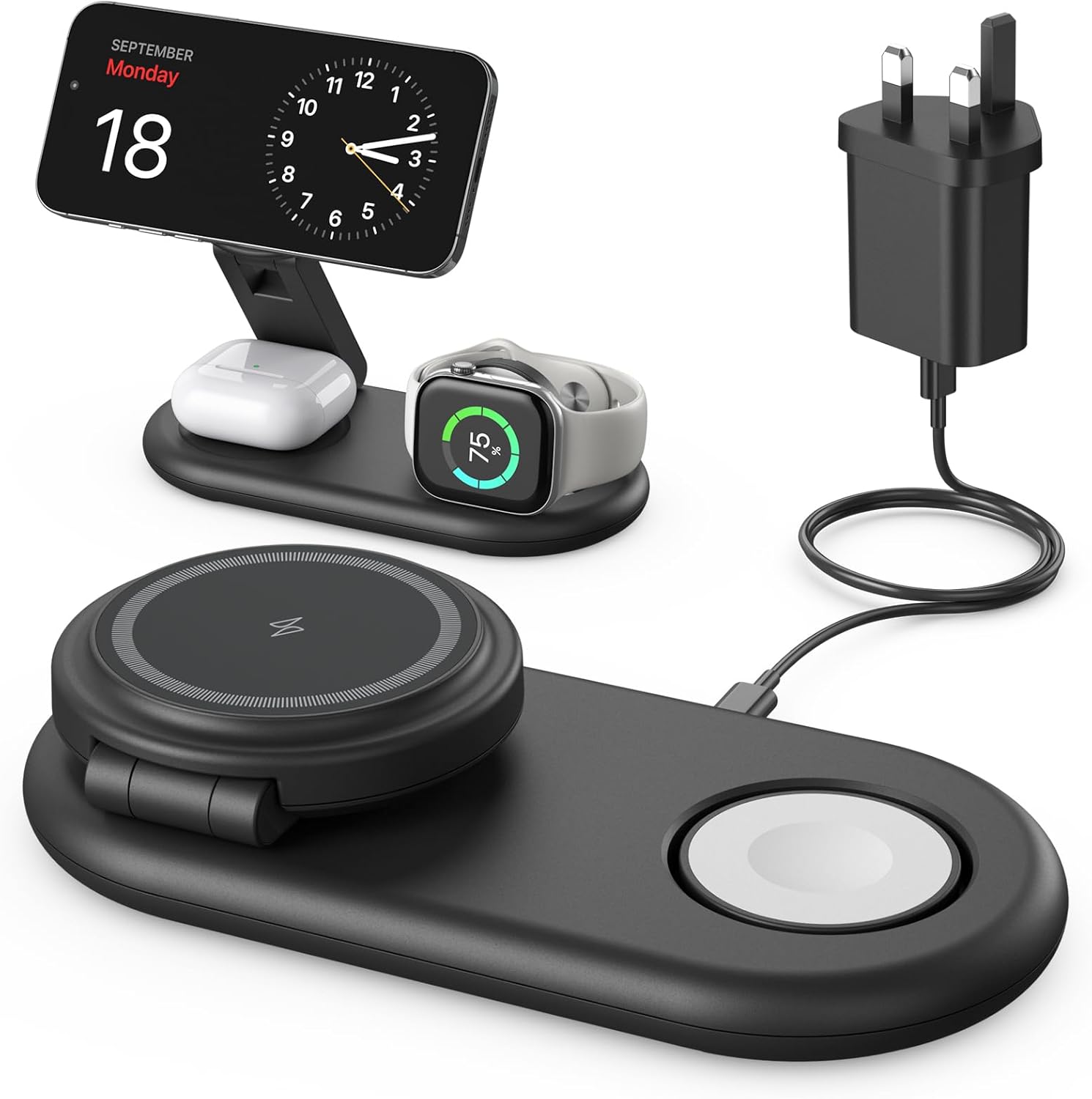 Detalle de 3 in 1 Wireless Charging Station for iPhone