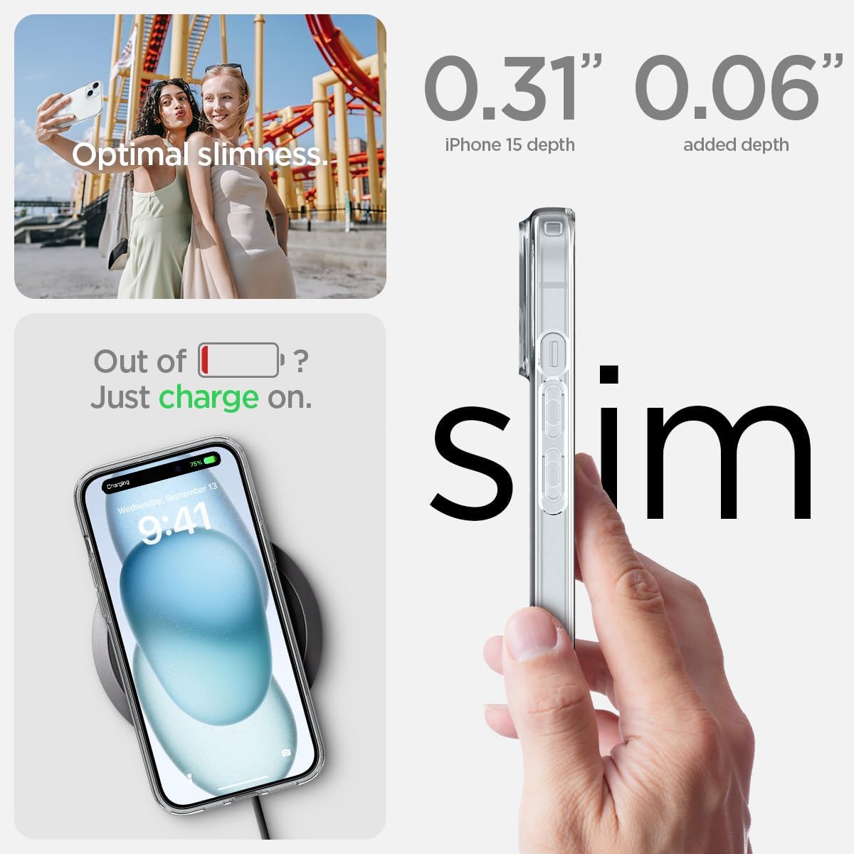 Thumbnail 6 de Spigen Liquid Crystal Coque iPhone 15 transparente