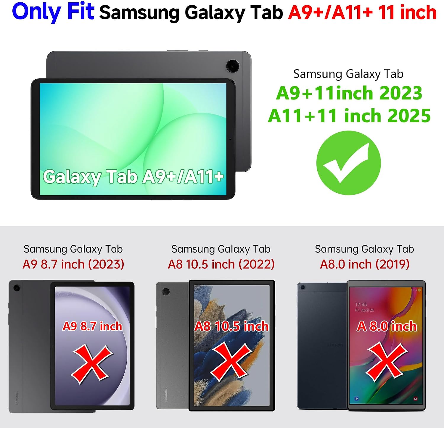 Detalle 2 de ZtotopCases Case for Galaxy Tab A11 Plus 11in