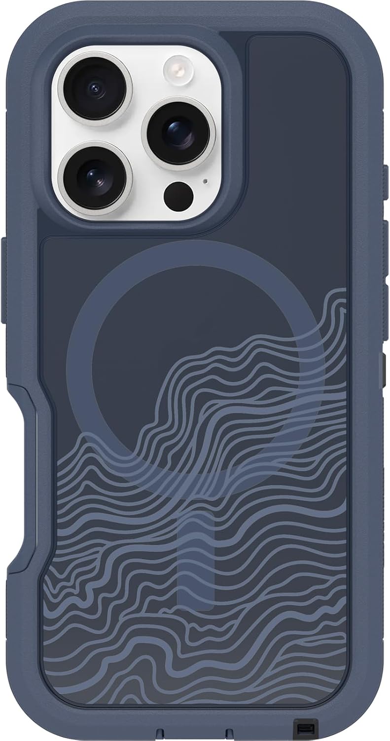 Detalle de OtterBox iPhone 16 Pro Defender Pro Clear Case
