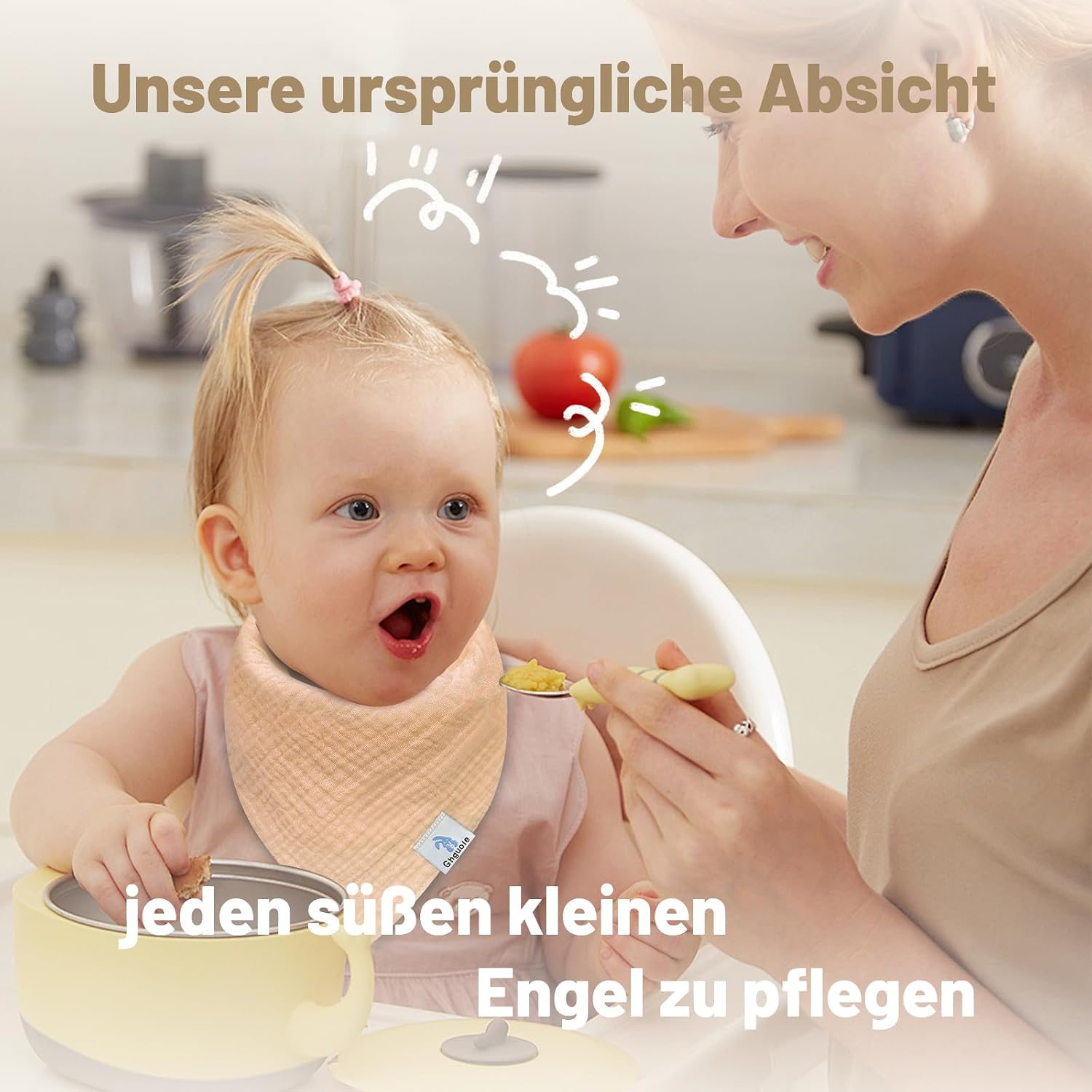 Thumbnail 6 de Baby Lätzchen Dreieckstuch 12er Pack