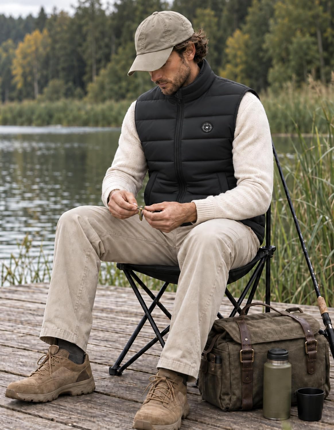Detalle 2 de HOOHEAT Men's Heated Vest 16000mAh