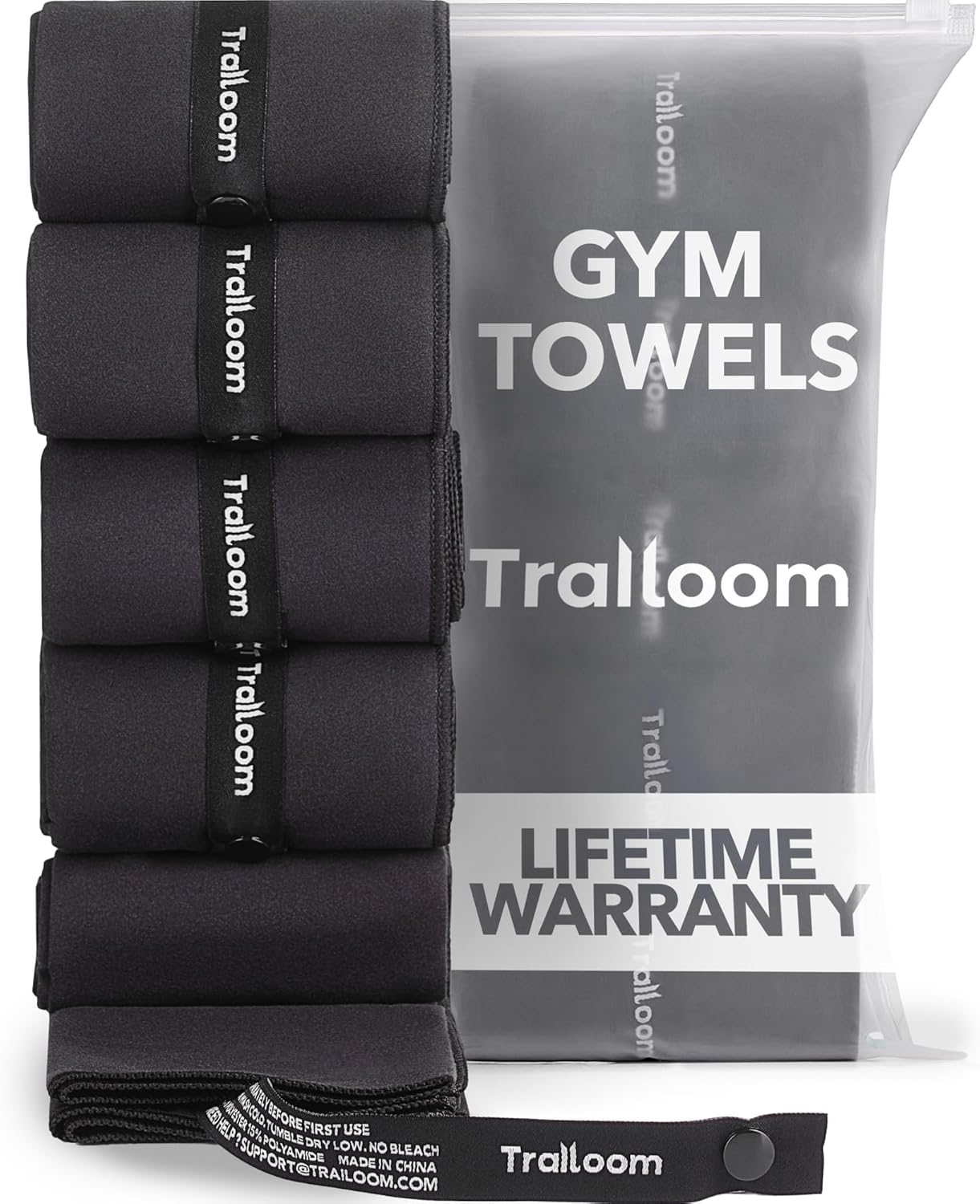 Trailoom Microfiber Workout Towels Set of 5 🏋