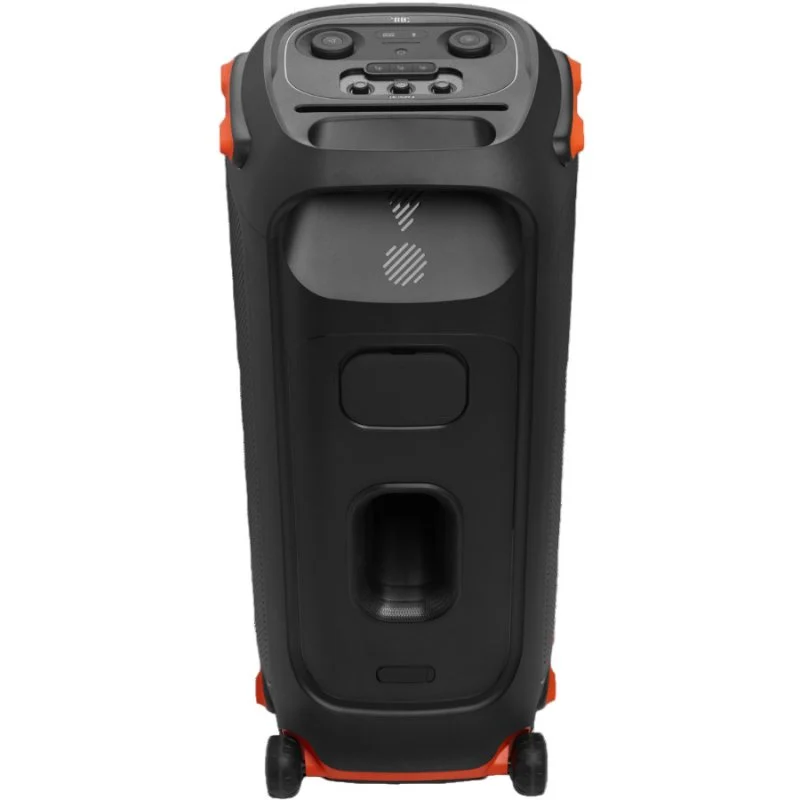 Detalle de JBL PartyBox 710: altavoz inalámbrico 800 W con iluminación y reparto de sonido para fiestas