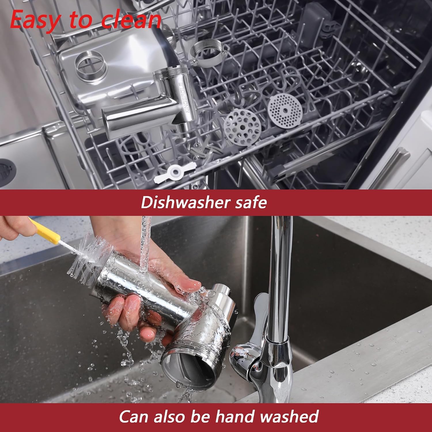 Thumbnail 5 de KINGEAGLE Stainless Steel Food Grinder Attachment