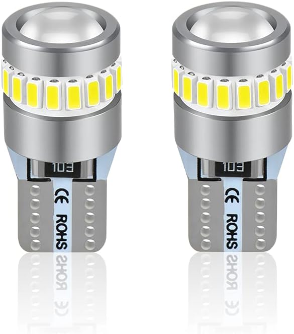 Detalle de XELORD W5W T10 LED - Ampoules 6000K pour l’éclairage intérieur (Pack de 2)