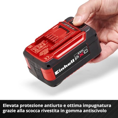Detalle de Einhell Original Battery PXC 18 V 5,2 Ah: autonomia modulare per la tua gamma Power X-Change