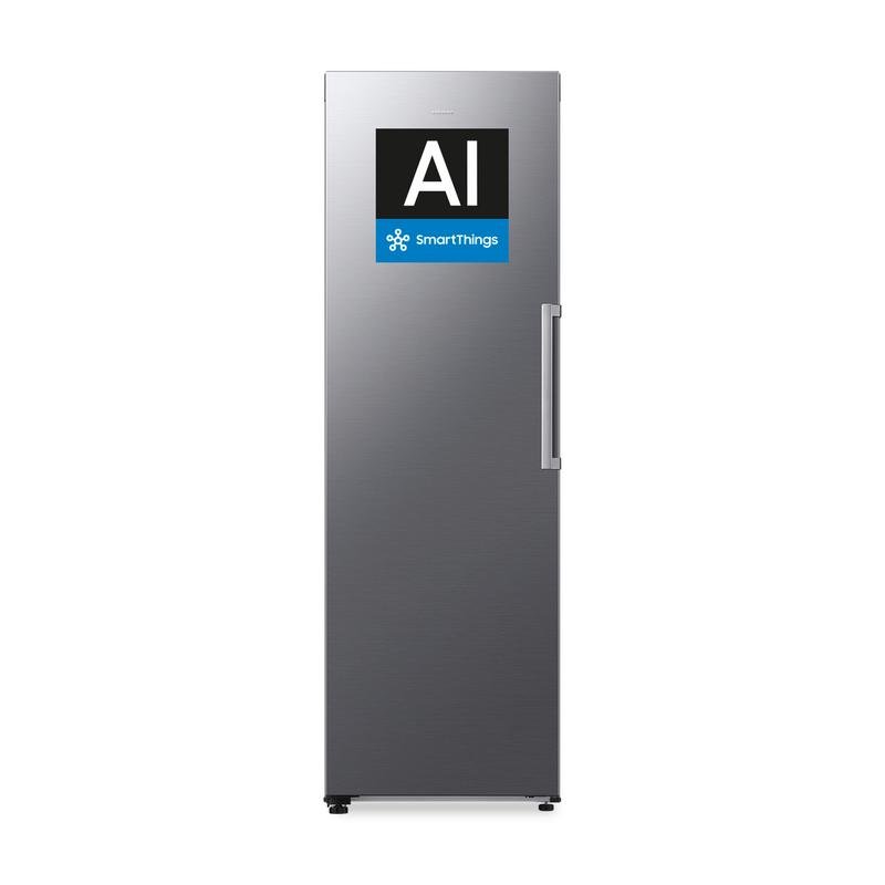 Detalle de Congelador Vertical Samsung Bespoke AI 186 cm | 323 L | Acero inoxidable