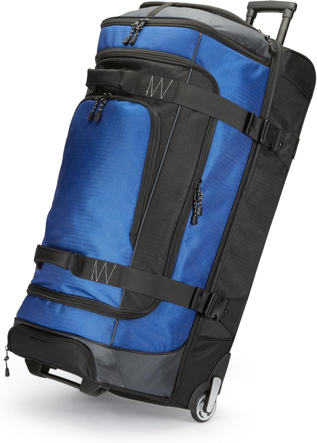 Detalle de Amazon Basics Rolling Travel Duffel Bag, 137L – Lightweight, Durable and Practical for Travel
