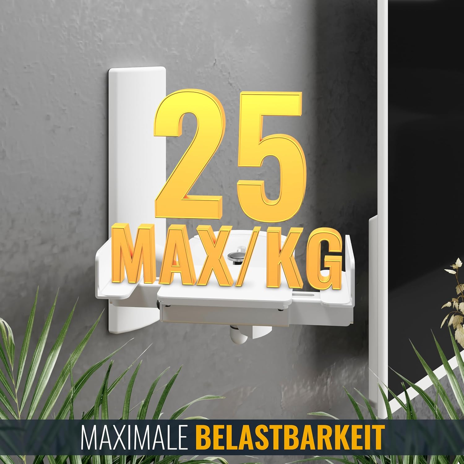 Thumbnail 6 de RICOO LH023-W Lautsprecherwandhalterung 2er-Set – schwenkbar, neigbar, maximale Belastbarkeit 25 kg