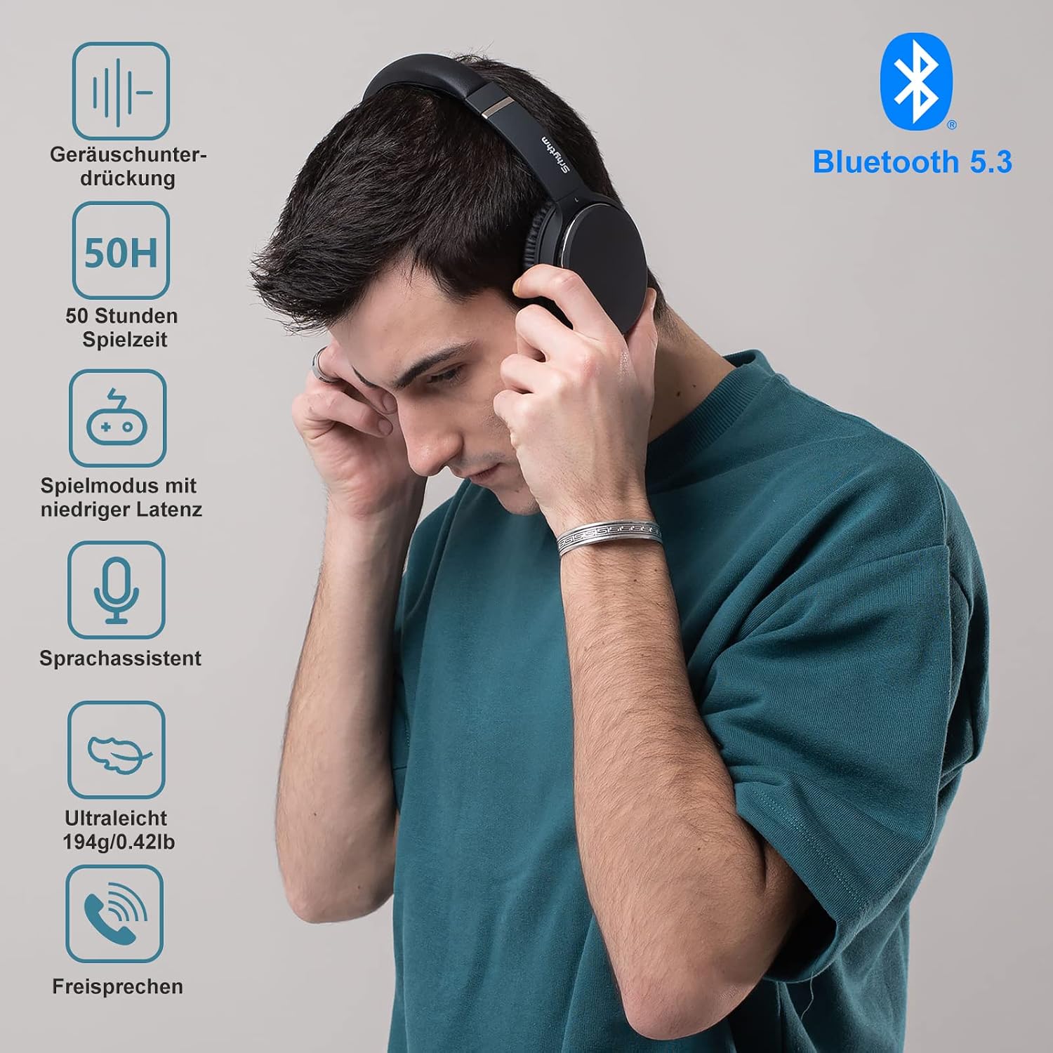 Detalle 2 de Srhythm NC25 Noise-Cancelling Kopfhörer