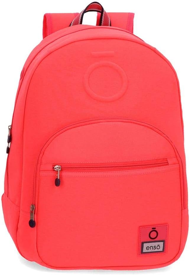 Detalle de Enso Basic Zaino 46 cm, 22.1 Arancione: praticità quotidiana con comfort e stile