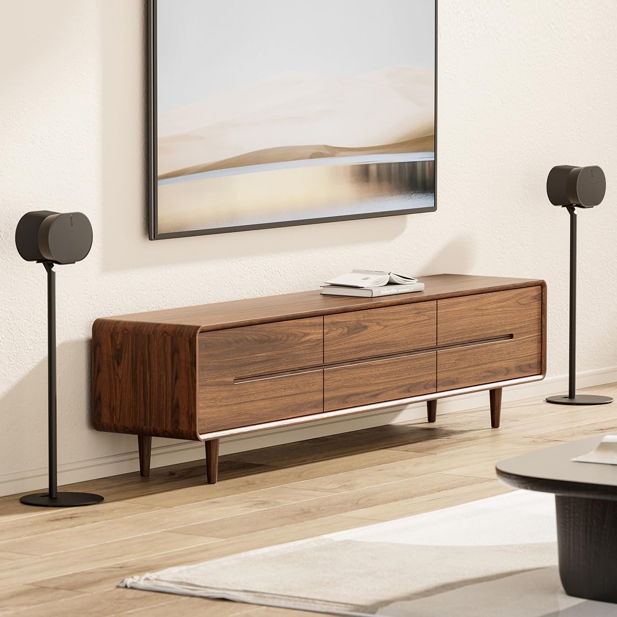 Thumbnail 1 de Lot de 2 Supports de Sol pour Sonos Era300 HS44L — Design intemporel et gestion des câbles