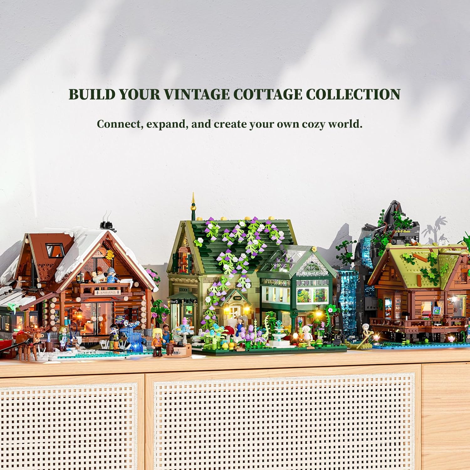 Thumbnail 6 de Lumibricks Garden Cottage Lighting Building Bricks Set (2787 Pcs): A Detailed Build for Garden Enthusiasts