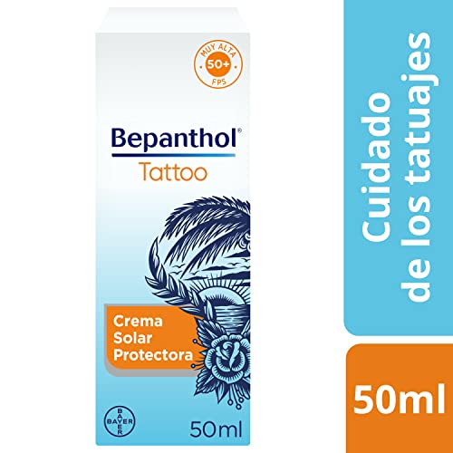 Thumbnail 1 de Bepanthol Tattoo Crema Solar SPF50 🌞 Protección para Tatuajes 50 ml