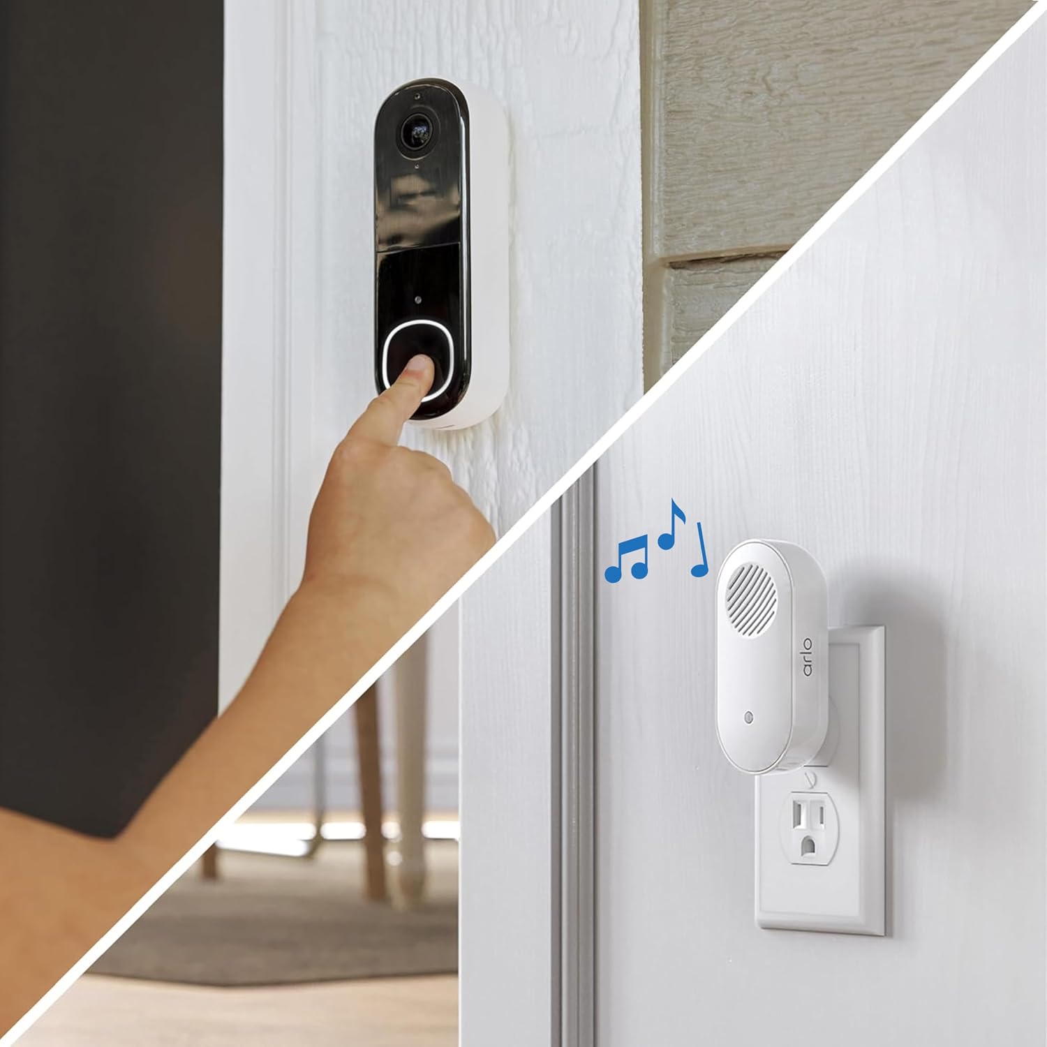 Thumbnail 4 de Arlo Video Doorbell 2K + Chime 2