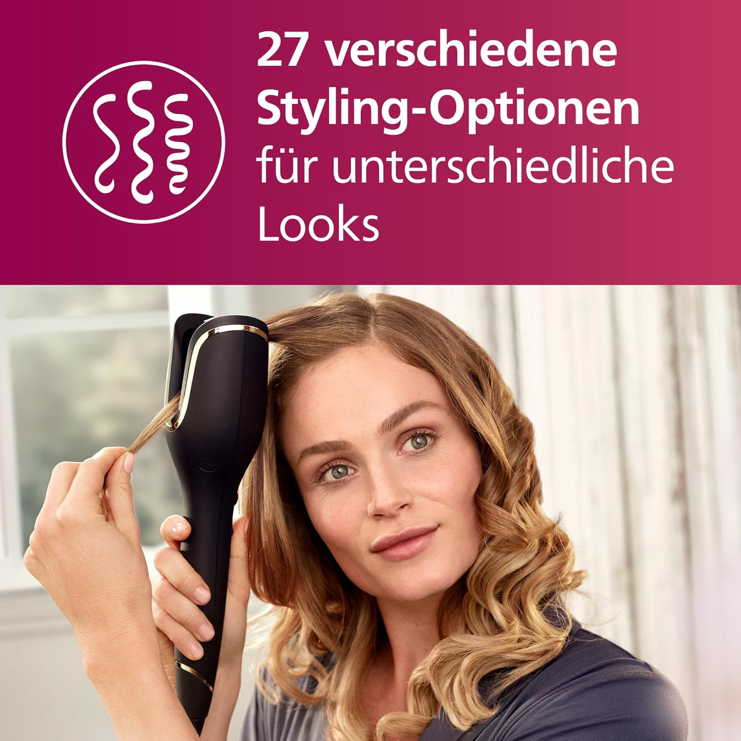 Thumbnail 4 de Philips BHB876/00 Lockenstab 27 Optionen