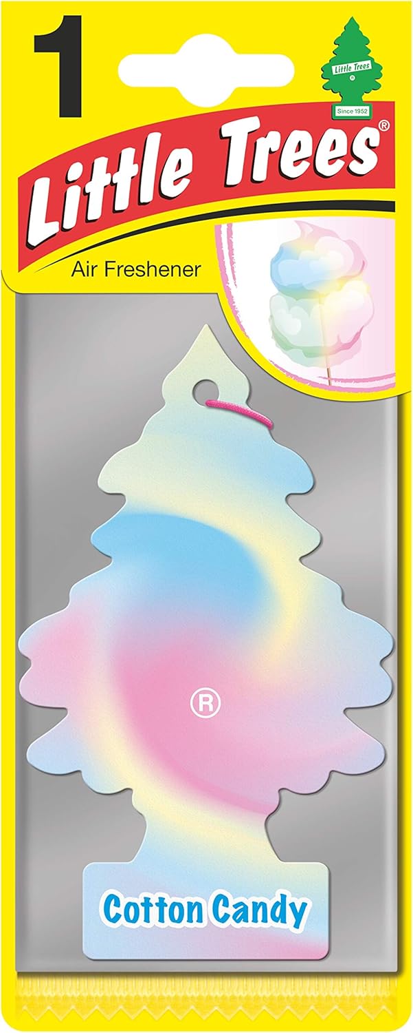Thumbnail 1 de Little Trees Air Freshener Tree MTR0046 Cotton Candy – car, home, boat and caravan hanging freshener (single pack)