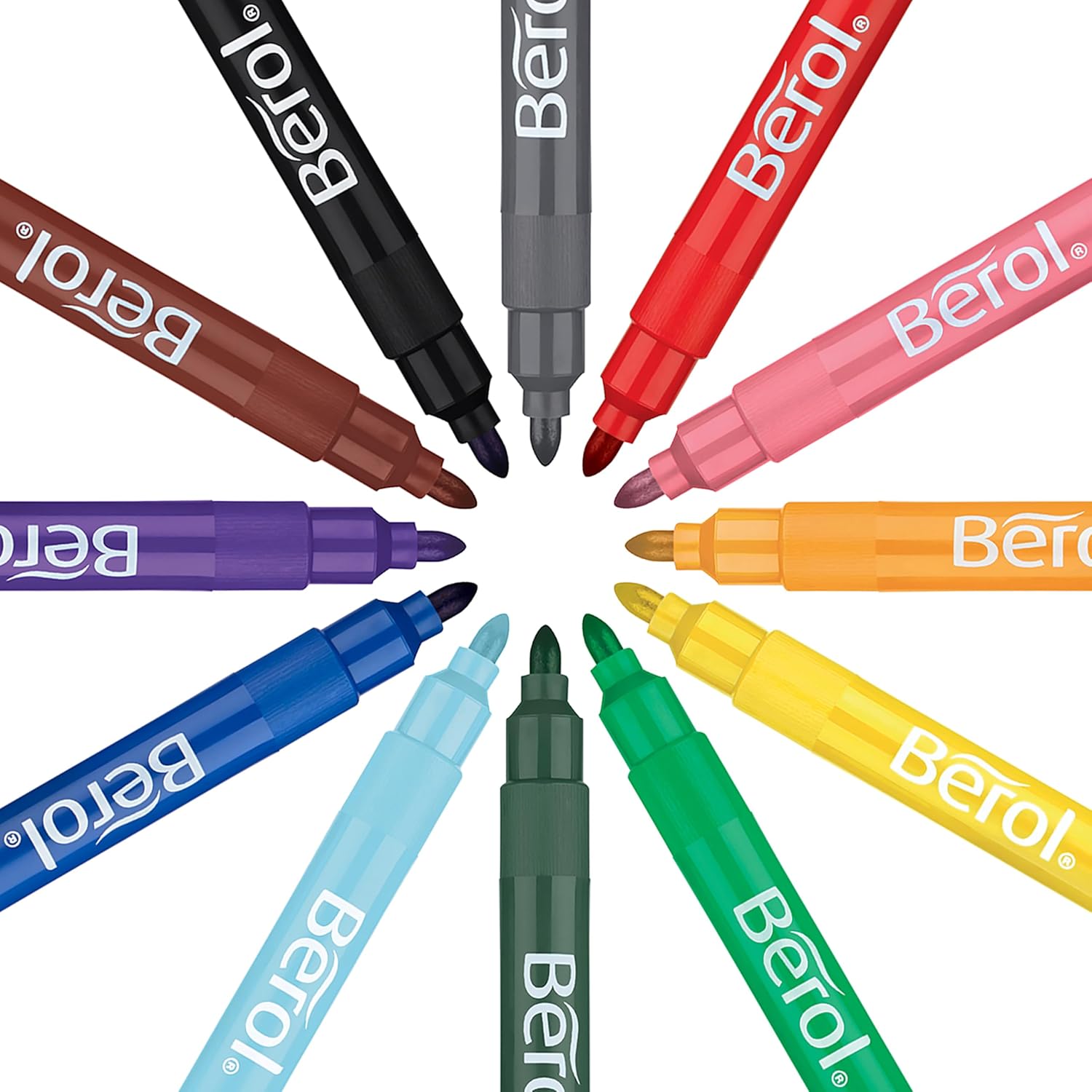 Thumbnail 2 de Berol Felt Tip Colouring Pens 1.2mm