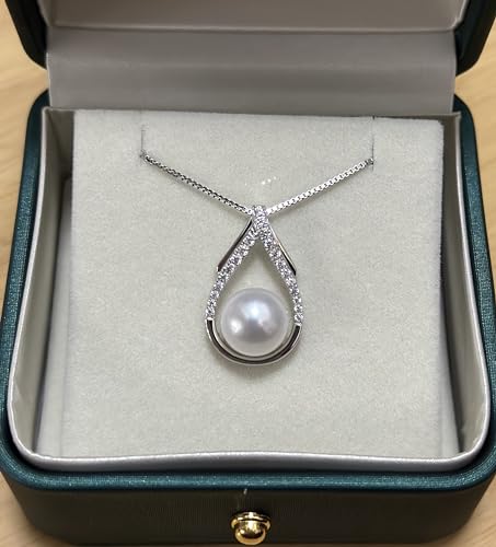 Thumbnail 5 de NONNYLLEI Pearl Necklace — 10–11mm Freshwater Pearls, 18in Gold-Plated Chain