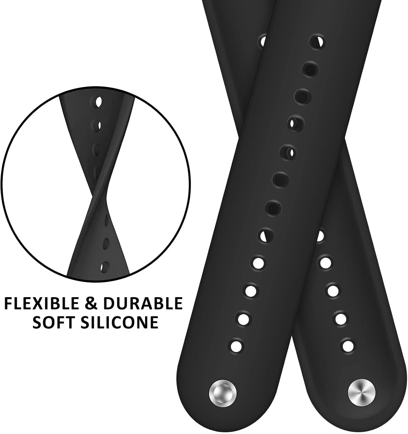 Thumbnail 2 de Sportarmband für Apple Watch Silikon 38–49 mm