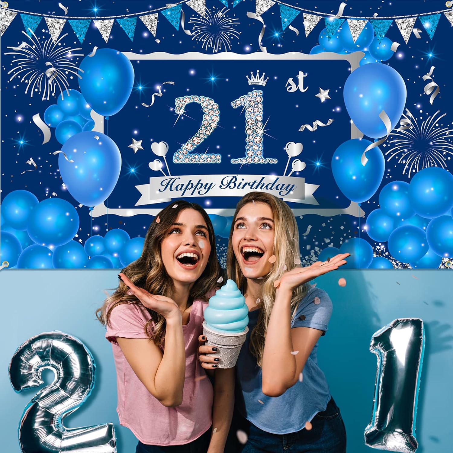 Thumbnail 5 de RUMIA Geburtstag Banner 180×110 cm 🎈