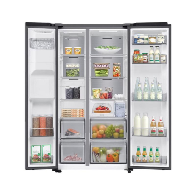 Detalle de Samsung RS70F65KETEF Frigorífico americano 640 L con AI Inverter, WiFi y Power Freeze