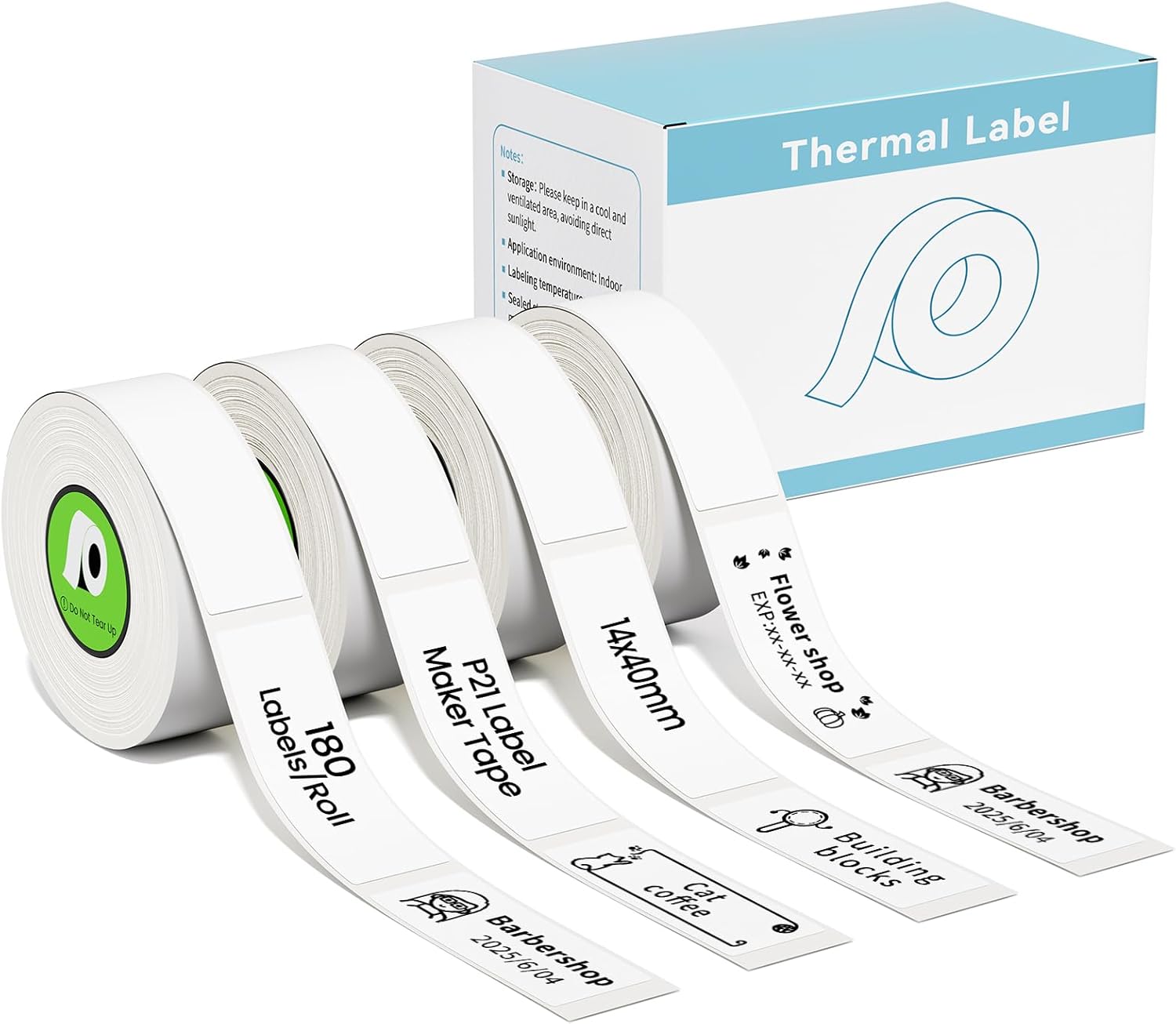 Odolpin P21 label tape 14 x 40mm white