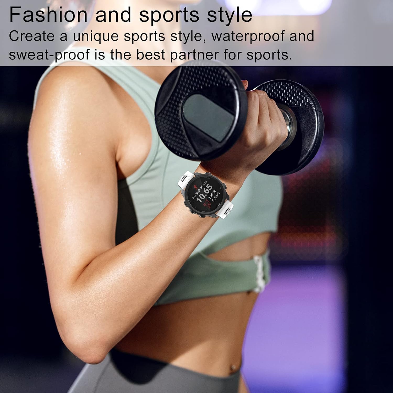 Thumbnail 6 de OVERSTEP Vivoactive 3 20mm Silicone Strap