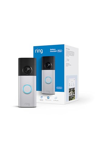 Detalle de Ring Battery Doorbell 2K Plus (newest model) with Retinal 2K, 6x Zoom, Night Vision, and Quick Release Battery Pack