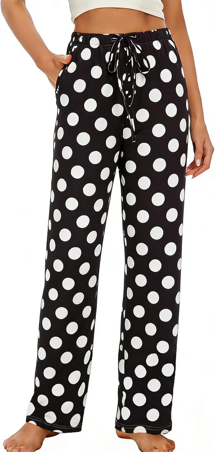 Detalle de ROSA JUNIO Women's Pajama Pants, Polyester-Spandex Blend