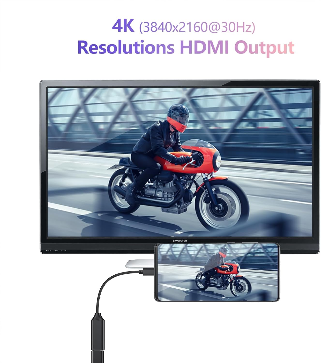 Thumbnail 4 de Raycue USB C to HDMI Adapter 4K