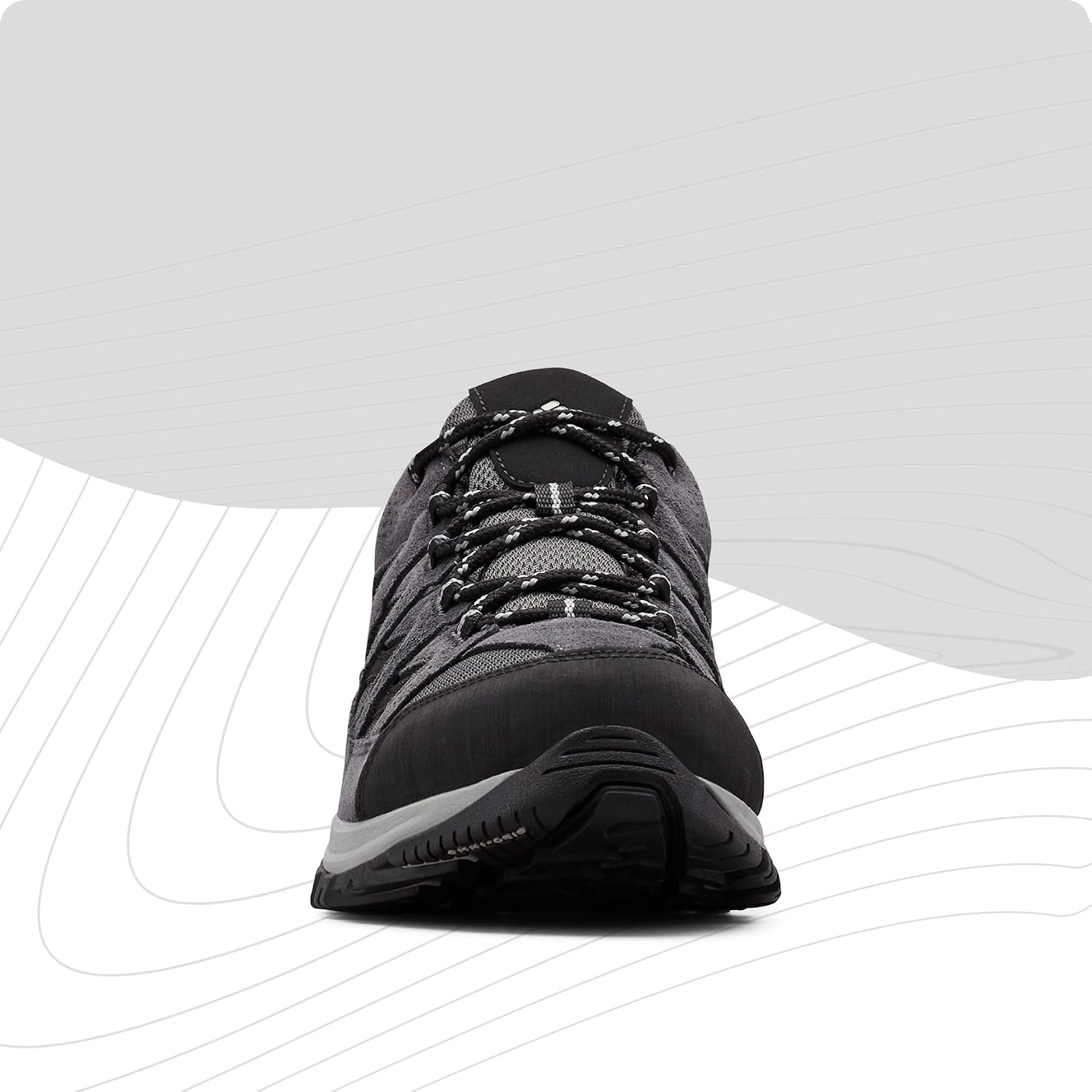 Detalle de Columbia Crestwood para senderismo (hombre) Shark Columbia Grey, talla 43 EU