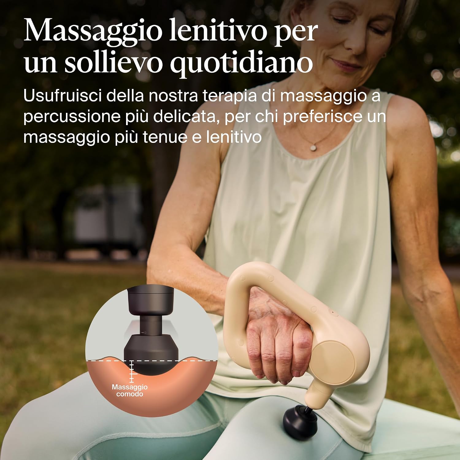 Thumbnail 2 de TheraGun Sollievo portatile a percussione massaggiante: massaggiatore personale leggero e facile da usare