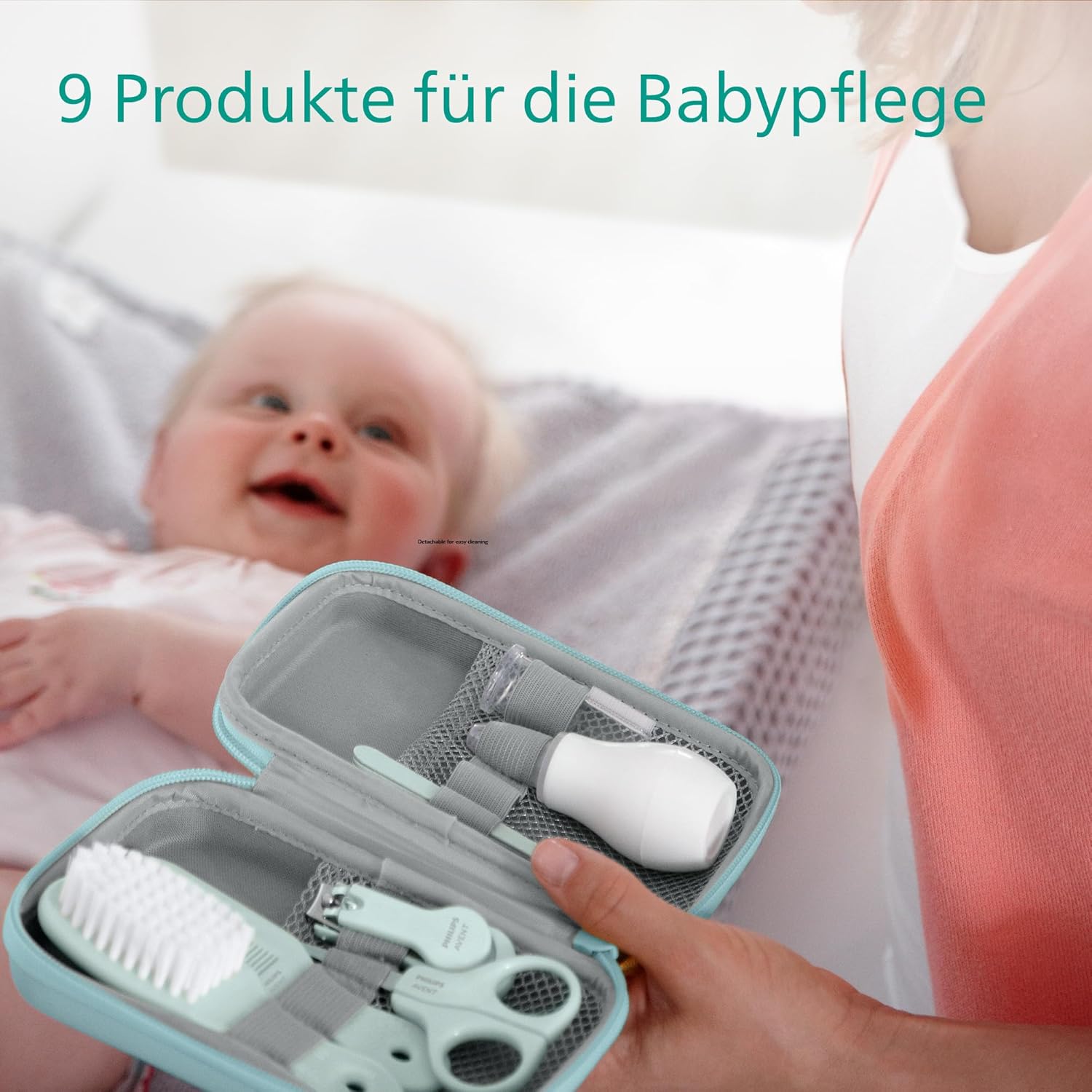 Thumbnail 5 de Philips AVENT Babypflege-Set SCH401/00 – Starter-Set mit 9 Zubehörteilen für die Babypflege ab Geburt