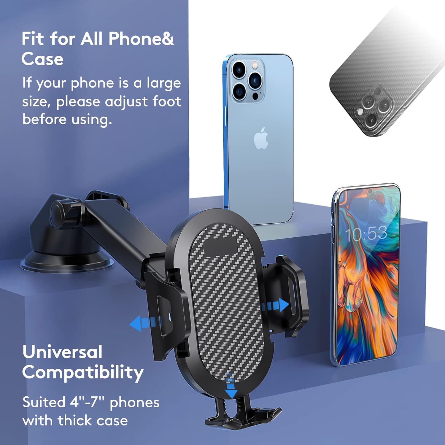 Thumbnail 6 de ANCOOLE Car Phone Holder with strong suction cup
